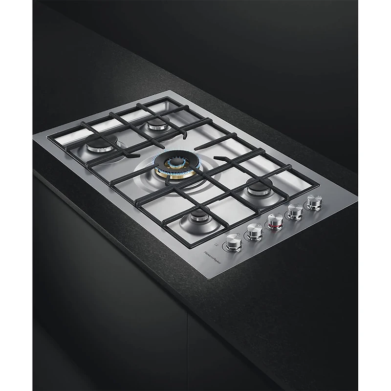 Series 9 36 inch Stainless Steel 5 Burner Gas Cooktop