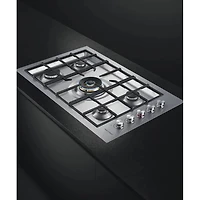 36 inch Stainless 5 Burner Natural Gas Cooktop