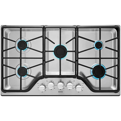 36 inch Stainless 5 Burner Gas Cooktop