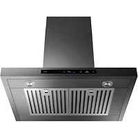 Chef Collection 30 inch Matte Black Stainless Chimney Range Hood - OPEN BOX