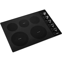 30 inch Black 5 Burner Electric Cooktop