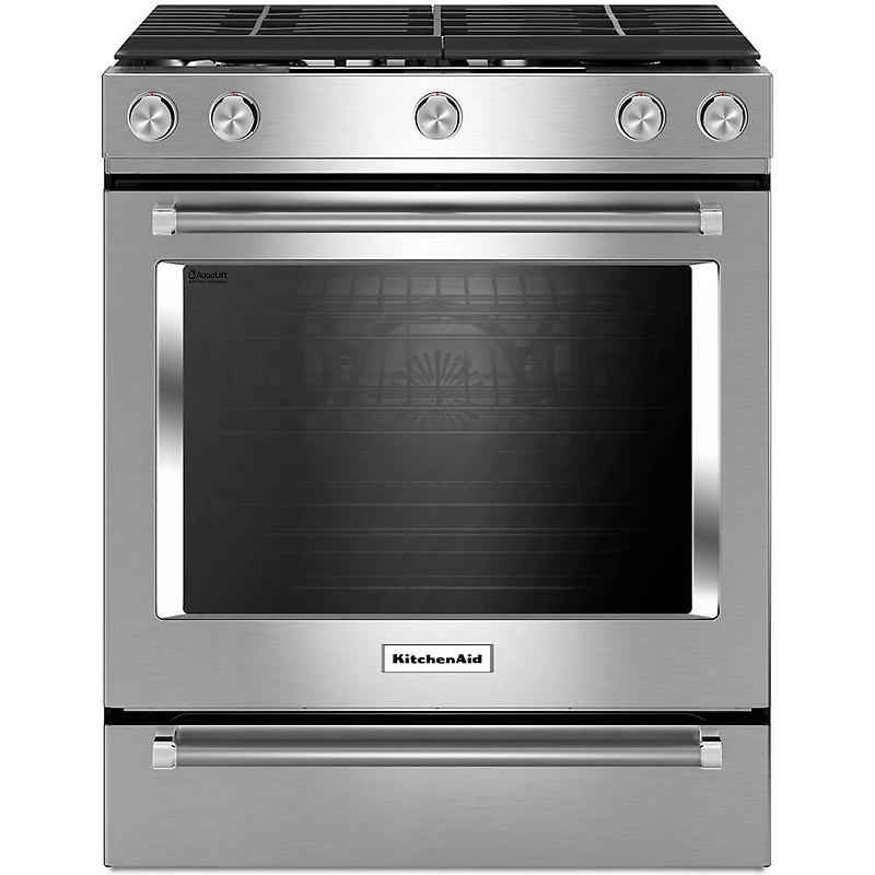 5.8 Cu. Ft. Stainless Convection Gas Range