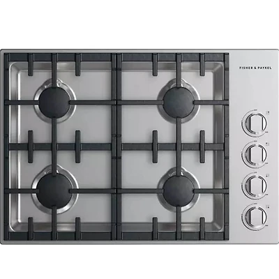 30 inch Stainless Natural Gas Cooktop - OPEN BOX