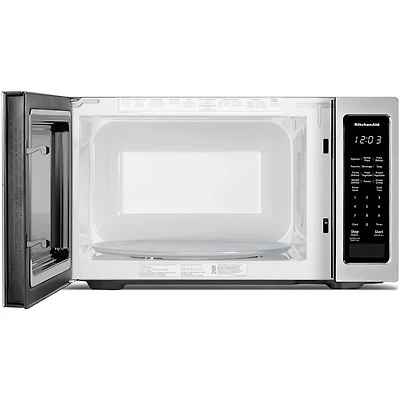 1.6 Cu. Ft. Stainless Countertop Microwave - OPEN BOX