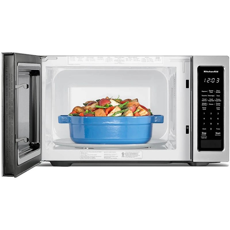 1.6 Cu. Ft. Stainless Countertop Microwave - OPEN BOX