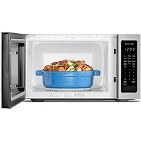 1.6 Cu. Ft. Stainless Countertop Microwave - OPEN BOX