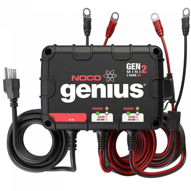 2-Bank 8 Amp On-Board Battery Charger - OPEN BOX