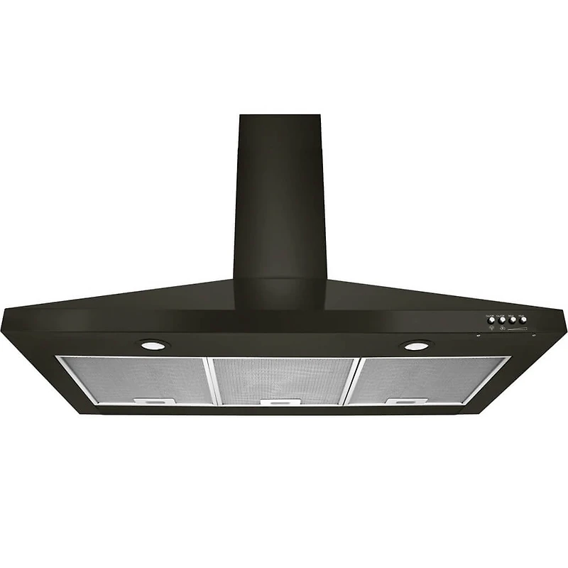 30 inch Black Stainless Wall Mount Range Hood