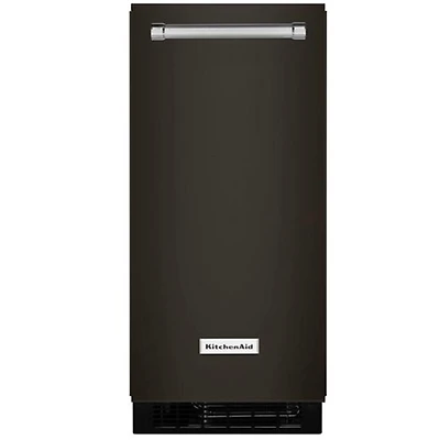 15 inch Black Stainless Ice Maker