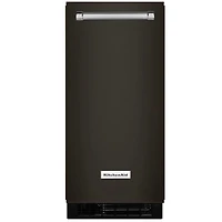 15 inch Black Stainless Ice Maker