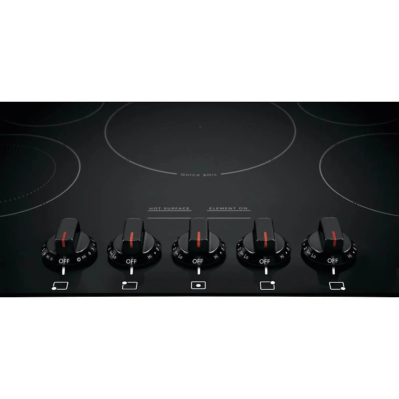 30 inch Black 5 Burner Electric Cooktop - OPEN BOX