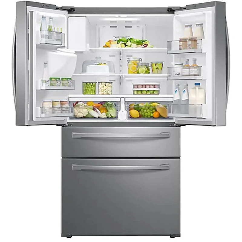 28 Cu. Ft. Stainless 4-Door French Door Refrigerator