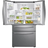 28 Cu. Ft. Stainless 4-Door French Door Refrigerator