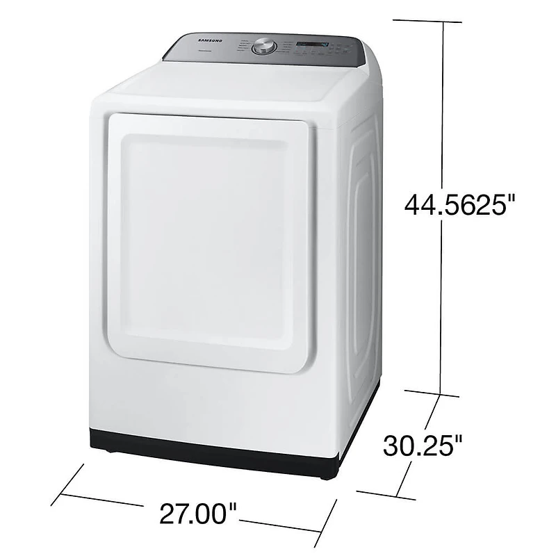 7.4 Cu. Ft. White Electric Dryer with Sensor Dry