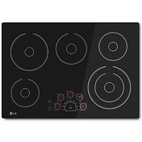 30 inch 5 Burner Black Smooth Surface Electric Cooktop