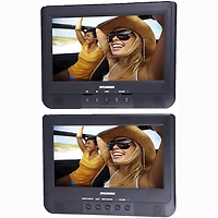 10.1 inch RECERTIFIED Dual Screen Portable DVD Player OPEN BOX