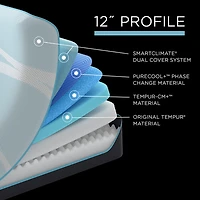 TEMPUR-PROBreeze Twin XL Medium Foam Floor Model Mattress