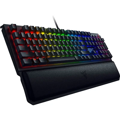 BlackWidow Elite Wired Gaming Mechanical Green Switch Keyboard with RGB Back Lighting - Black - OPEN BOX