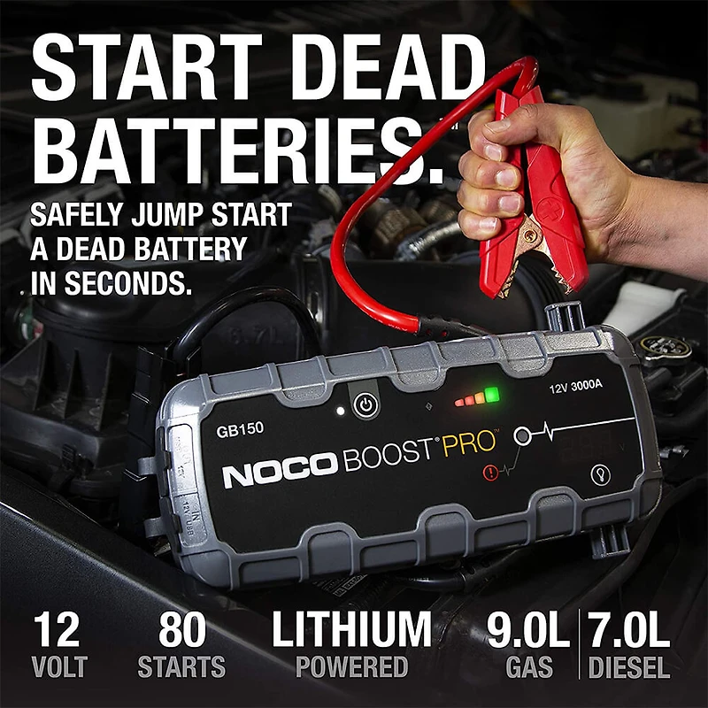 Boost PRO 3000A UltraSafe Lithium Jump Starter