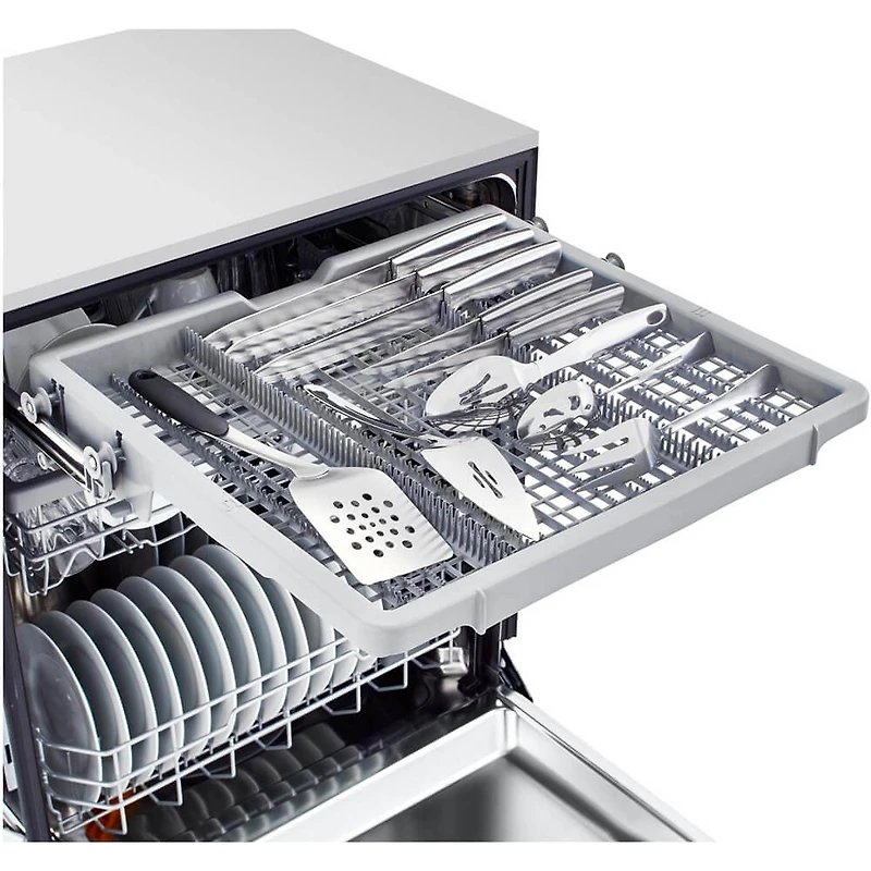 46 dBA Black Stainless Smart Top-Control Dishwasher - OPEN BOX