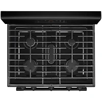 5.0 cu.ft. Black Gas Range