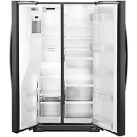 21 Cu. Ft. Black Side-by-Side Counter-Depth Refrigerator