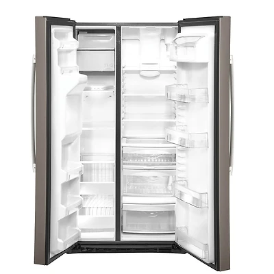 21.8 Cu. Ft. Slate Counter-Depth Side-By-Side Refrigerator
