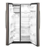 21.8 Cu. Ft. Slate Counter-Depth Side-By-Side Refrigerator