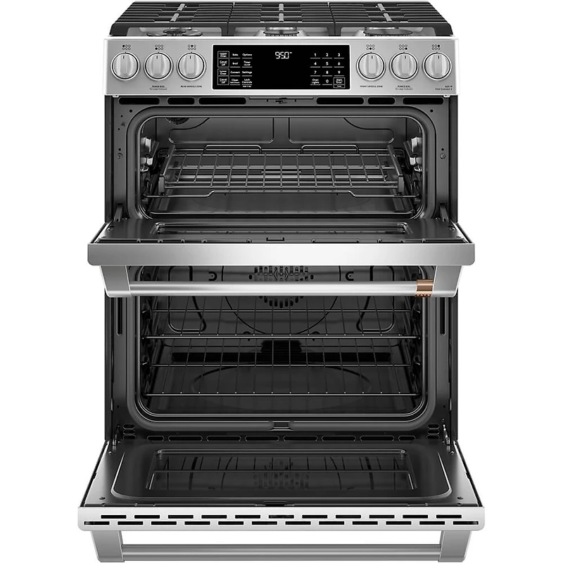 7 Cu. Ft. Stainless Dual-Fuel Double Oven Range