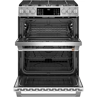 7 Cu. Ft. Stainless Dual-Fuel Double Oven Range