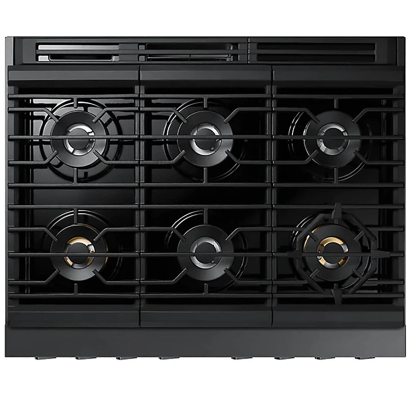 6.3 Cu. Ft. Black Stainless Dual-Fuel Range