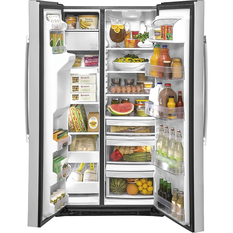 21.8 Cu. Ft. Stainless Counter Depth Side-by-Side Refrigerator