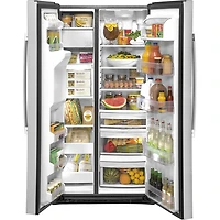 21.8 Cu. Ft. Stainless Counter Depth Side-by-Side Refrigerator