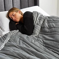 Queen Anchor™ 15lb Weighted Blanket - Ash Grey