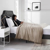 Queen Anchor™ 15lb Weighted Blanket - Tan