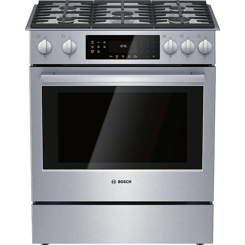 4.8 Cu.Ft. Stainless Gas Slide-in Range
