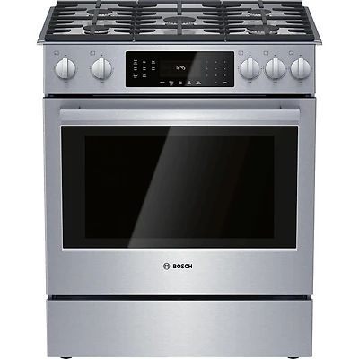 4.8 Cu.Ft. Stainless Gas Slide-in Range