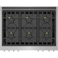 5.1 Cu. Ft. Pro Harmony Stainless Slide-In Gas Convection Smart Range