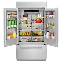 24.2 Cu. Ft. Stainless Built-in French Door Refrigerator