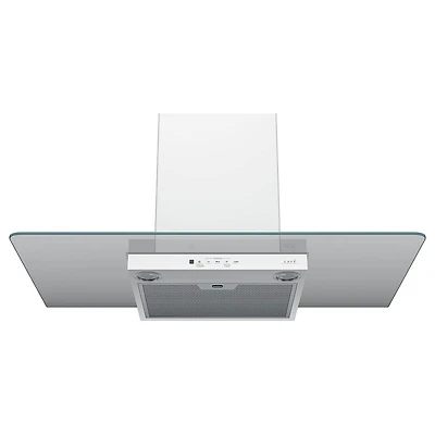 36 inch Wall-Mount Glass Canopy Chimney Hood