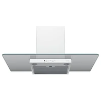 36 inch Wall-Mount Glass Canopy Chimney Hood