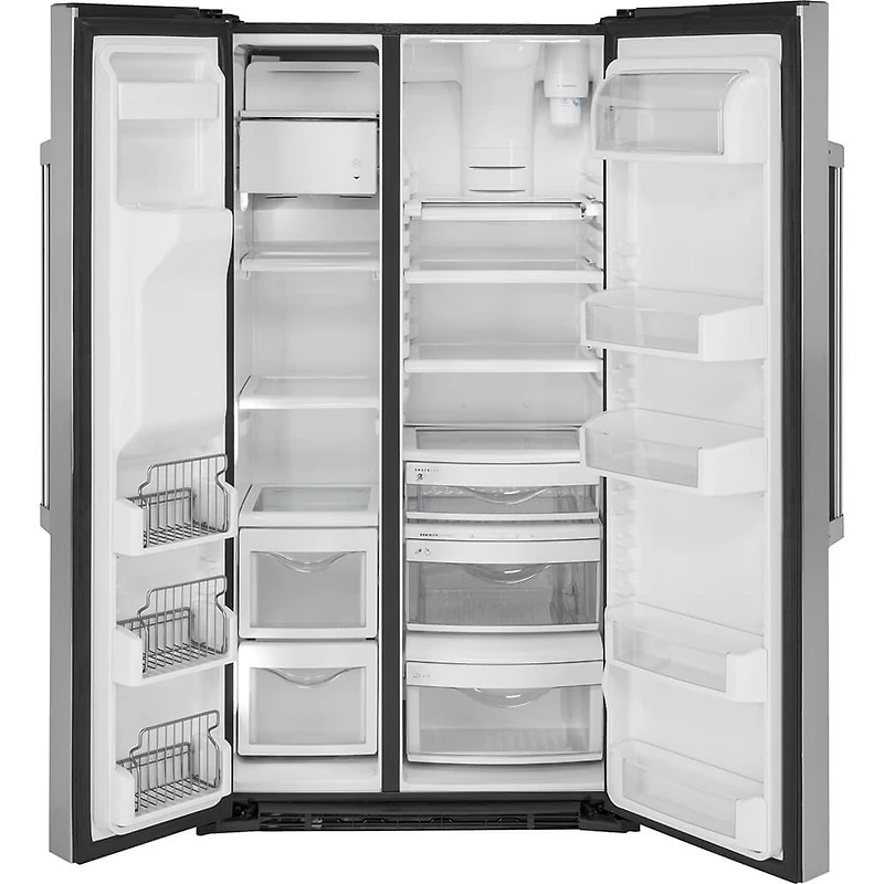 21.9 Cu. Ft. Stainless Counter-Depth Side-By-Side Refrigerator