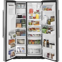 21.9 Cu. Ft. Stainless Counter-Depth Side-By-Side Refrigerator