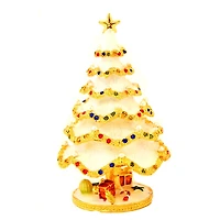 Christmas Tree with Snow Trinket Box