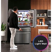 27.6 Cu. Ft. Stainless French Door Smart Refrigerator