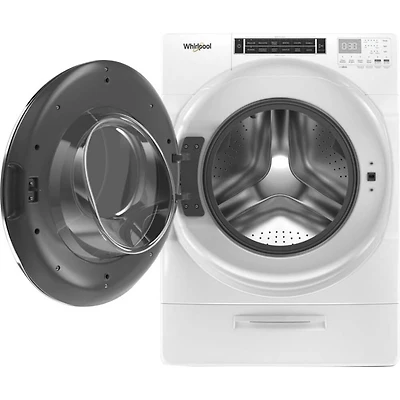 5.0 Cu. Ft. White Electric Front Load Washer