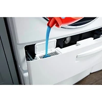 5.0 Cu. Ft. White Electric Front Load Washer