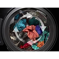 5.0 Cu. Ft. White Electric Front Load Washer