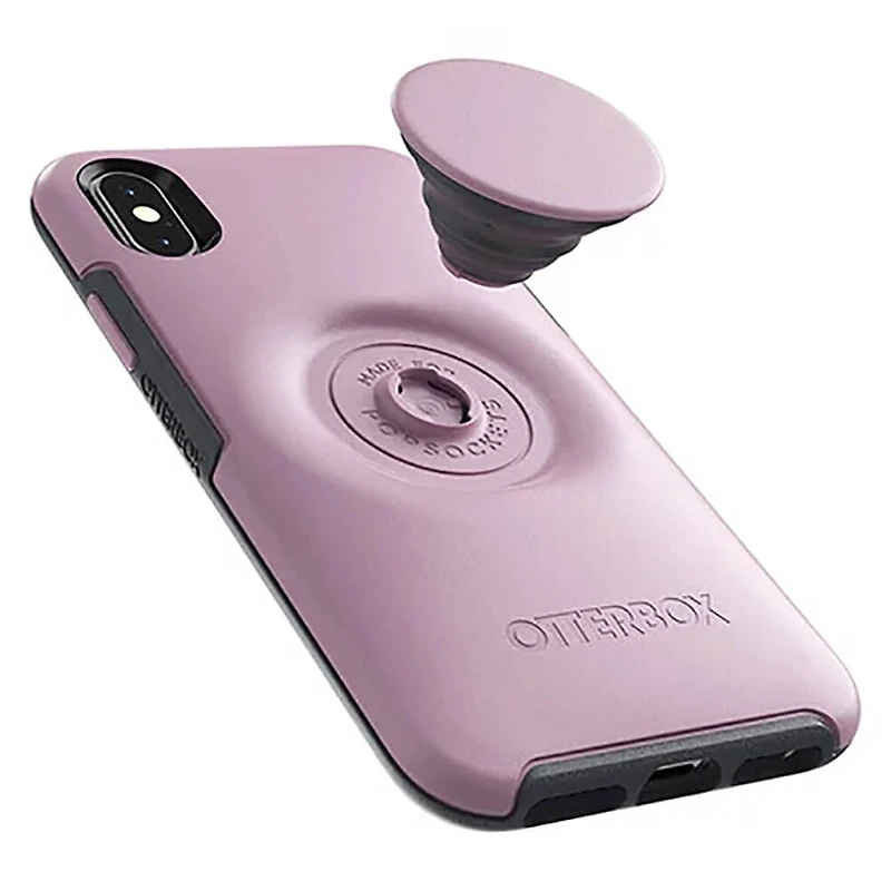 Otter + Pop Symmetry Series for iPhone X/Xs - Mauve Pink