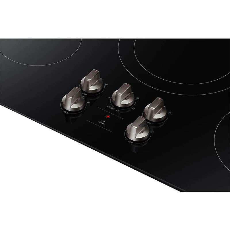 36 inch Black 5 Burner Electric Cooktop - OPEN BOX